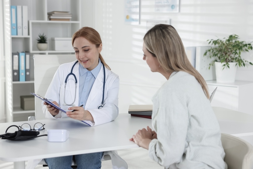 Female during first hormone consultation